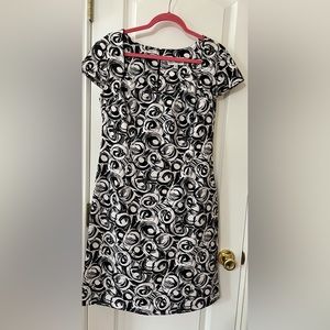 Black and white dress